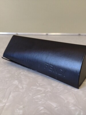 FENDI Black Twist Hard Eye Glasses Sunglasses Case | eBay display picture 2