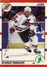 1990 SCORE NHL HOCKEY Trading Card #116 -- Sylvain Turgeon, New Jersey Devils