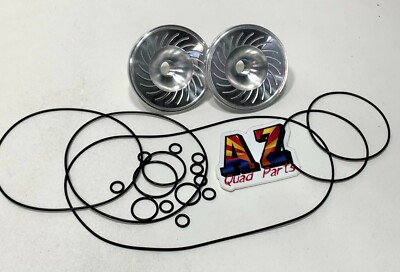 Banshee 64-66mm Stock Bore AZQ Design Cool Head 20cc TURBO Domes O-rings Kit