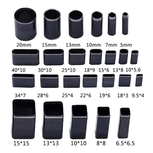 26/52 Leather Craft Hollow Hole Cutter Punch Tool Round Oval Rectangle Punch Set - Picture 6 of 13