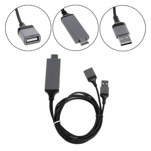 USB auf HDMI TV AV Video Kabel Adapter für iPad iPhone 13 Mini 12 11 8 XS MAX XR - Bild 7 von 9