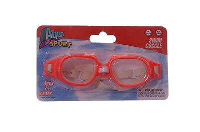 Aqua Play Boys Girls Kids Orange Swim Swimming Goggles Glasses Adjustable  NEW 400026156802 | eBay