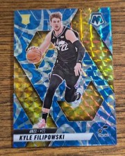 2024-25 Panini Mosaic - Rookies Kyle Filipowski #231 Reactive Blue Mosaic Prizm