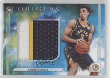 2021 Panini Origins Rookie Jumbo Jerseys Turquoise 5/25 Chris Duarte #JJ-DUA 1b8