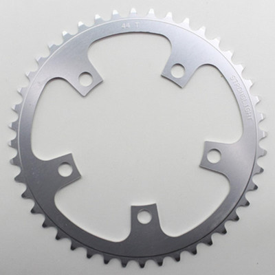Plateau Vélo Route Stronglight D.130 44DTS - Noir Alu 7075, Fixation Shimano 5 Branches NEUF