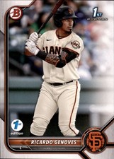 Ricardo Genoves 2022 Bowman 1st Edition 1st #BPPF-60 San Fran Giants