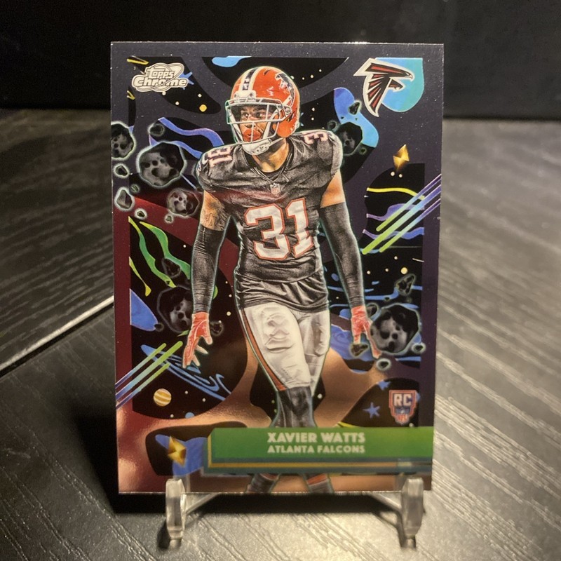 2025 Topps Cosmic Chrome Xavier Watts Rookie #106 Atlanta Falcons