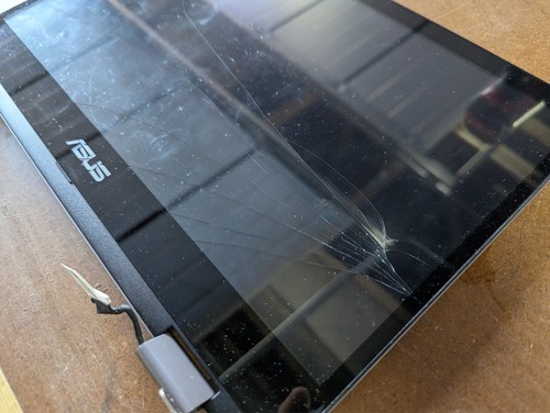 Asus Vivobook Flip 14 TP401 Touchscreen Screen Assembly 1414 Cracked digitiser - 第 2/3 張圖片