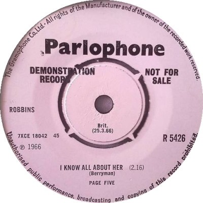 Page Five - Let Sleeping Dogs Lie / I Know All About Her, 7'', (Vinyl)
