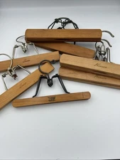 Wooden Clamp Hangers Pant Trousers 2 KRESCO 2 Unbranded 2 Sears 1 Setwell