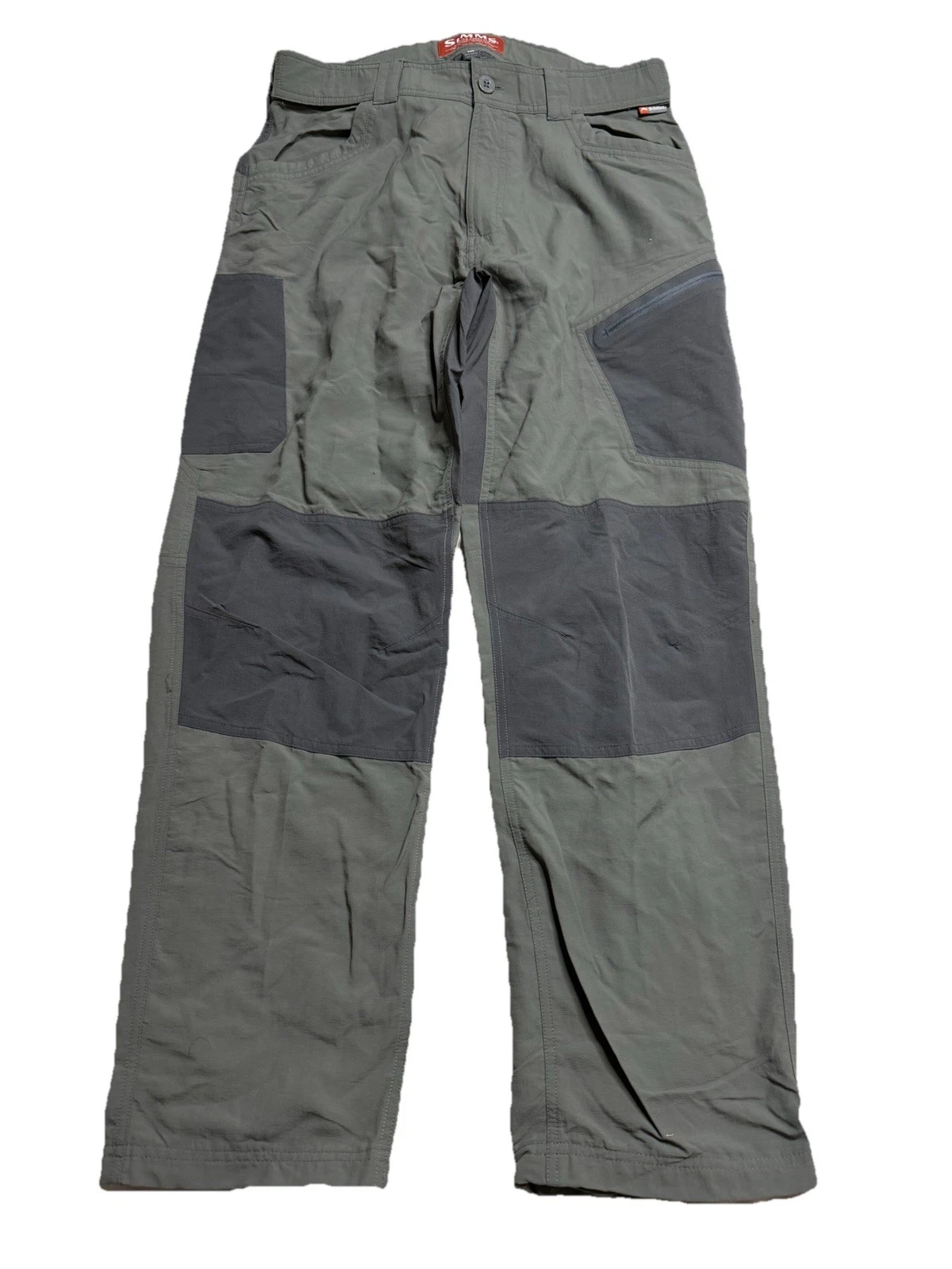 Simms Fishing Pants M Gray Quick Dry Nylon Spandex Outdoor Hiking Travel
Opens in a new window or ta