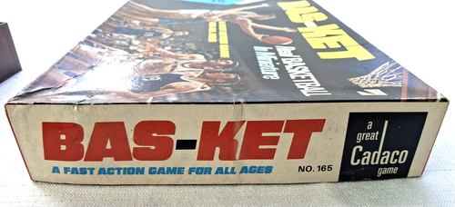 Vintage 1970 BAS-KET~Cadaco Board Game~Real Basketball In Miniature~Complete~165 - Picture 8 of 15