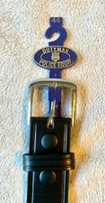 Dutyman Police Equipment Black Tactical Belt With Silver Buckle Size 44 NWTS