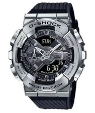 Casio G-SHOCK GM110-1A Analog-Digital Steel Black Strap Watch New In Box