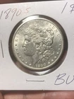 1890 s morgan silver dollar BU