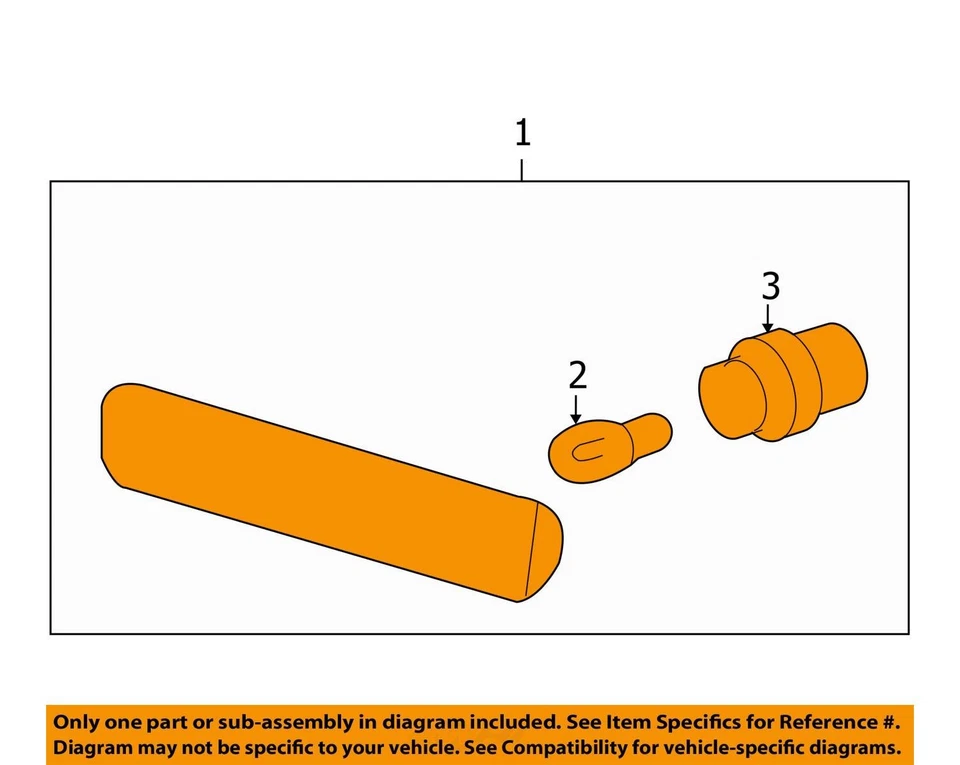 LÁMPARA CADILLAC STS 2006-2009 RR SI MKR 25758131 - NUEVA OEM 25758131 Foto 2 de 3