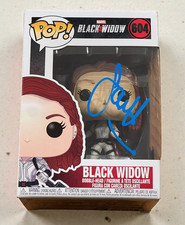 SCARLETT JOHANSSON SIGNED AUTOGRAPH FUNKO POP BLACK WIDOW MARVEL BECKETT D
