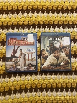 Sealed Hangover UNRATED SPECIAL EDITION + Hangover Part 2 Blu Ray Bundle