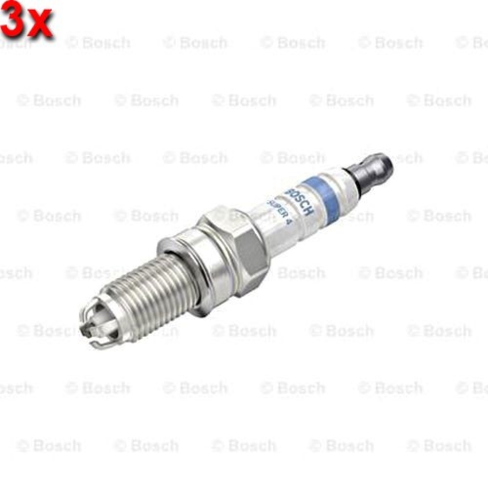 BOSCH 3x Spark Plug For ALFA ROMEO CHANA CHANGAN CHEVROLET FIAT 90-20 0242132501