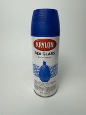 Krylon Sea Glass Spray Paint, Cornflower Blue 12 oz K09058007