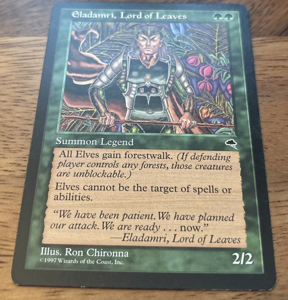 Eladamri, Lord of Leaves * Tempest LP Rare MTG Magic - Image 2 of 3