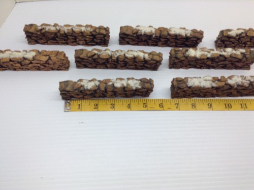 Dept. 56 Stone Wall #56.52629 Set of 9 Pcs. 6 IN ORIGINAL BOX 3 EXTRAS - Picture 3 of 6