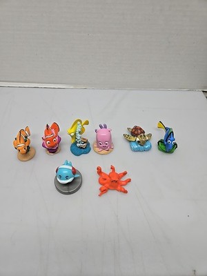Finding Nemo/Dory PVC Set Disney Lot Of 7 Cake Toppers & Ryan's World Shark