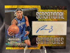 2024 Panini Prizm Paolo Banchero Sensational Signatures Gold Shimmer Auto 5/10