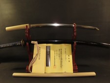 KATANA (sword) w/NBTHK HOZON Judgement paper : KUNIMUNE :late of  KAMAKURA