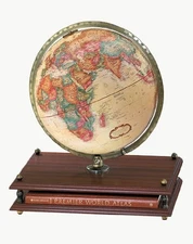 Replogle Premier Desktop Globe, Antique 12"