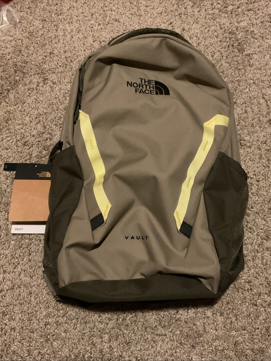 North Face Vault Backpack Light Grey Laptop Compartment  display picture 1