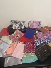Assorted Cosmetics Bags / Tote Bags / Makeup Bags - You Choose 