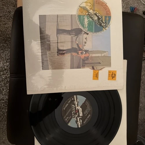 Pink Floyd Wish You Were Here LP PC 33453. Columbia 1975 Orig US pressing Vinyl