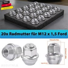 20 Radmuttern Muttern Schrauben M12x1,5 für Ford B-Max C-Max 2 Fiesta Focus Kuga
