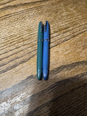Lot Of 2 Sheaffer Cadet Fountain Pens Touchdown