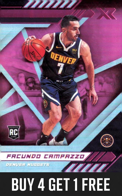 Facundo Campazzo RC 2020-21 Panini Chronicles Pink #285 Denver Nuggets