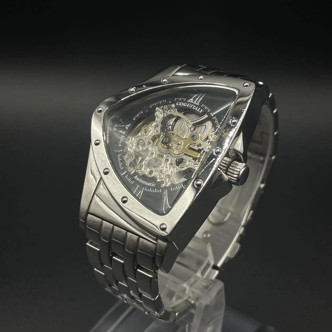COGU ITALY Squelette Automatique Cosimo Gucci Coeur Ouvert Rare