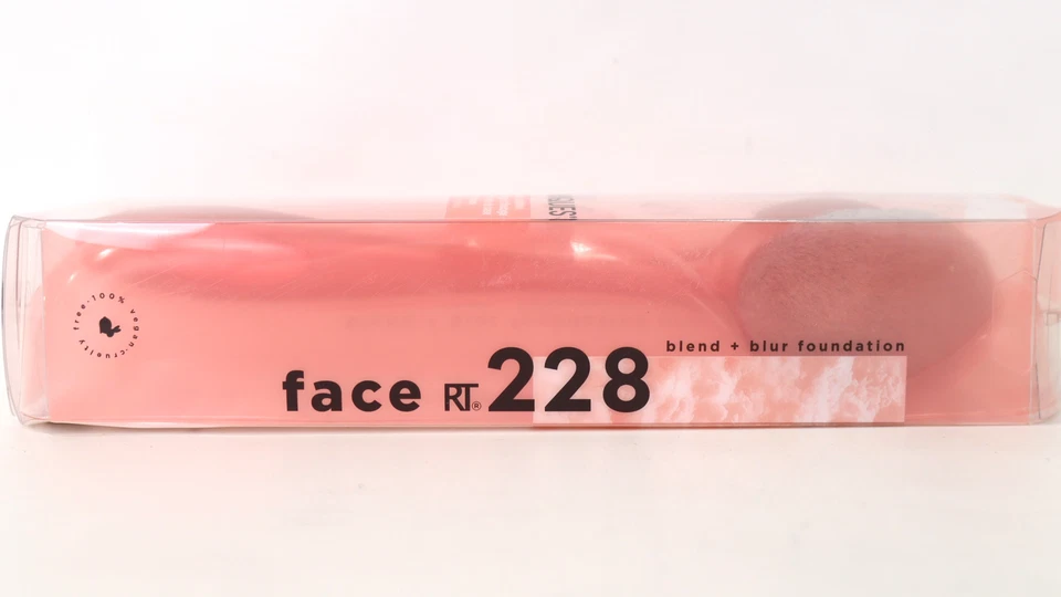 Cepillo base Real Techniques Blend & Blur, cepillo facial naranja, 1 unidad Foto 3 de 4