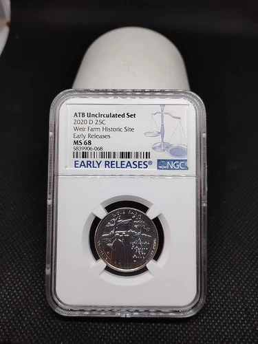 2020 D ATB NATIONAL PARK Quarter 25c NGC MS 68