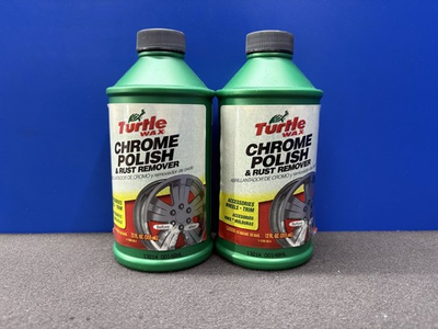 #ad BRAND NEW LOT OF 2 TURTLE MAX CHROME POLISH amp; RUST REMOVER 12.OZ FAST SHIPPING $27.00