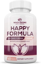 Wholesome Wellness Happy Formula Natural Relief Supplement for Women... 