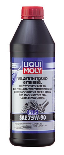 Aceite de transmisión LIQUI MOLY aceite de transmisión totalmente sintético (GL5) SAE 75W-90 1414 1 litro - Imagen 1 de 7