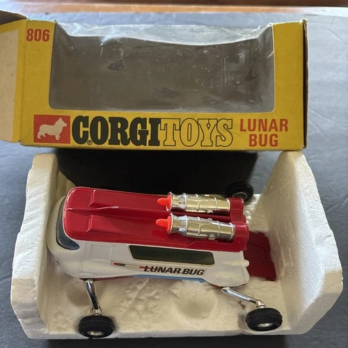 Vintage 1970 - Corgi Toys Lunar Bug 806 - Made In Great Britain - Original Box