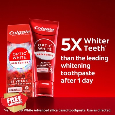 Colgate Optic White Pro Series Toothpaste High Impact White 3 Pack 3 OZ