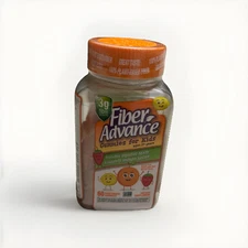 Fiber Advance Gummies for Kids 60-Count with 3g Fiber SAME-DAY SHIP