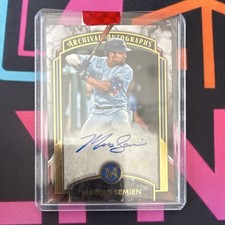 Topps Museum Collection Archival Auto Marcus Semien Gold /25 #AA-MSE Blue Jays