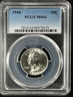 1944  25C Washington Quarter Dollar PCGS MS64   80476639