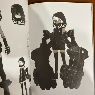 Huke Selected Works BLK Black Rock Shooter Steins Gate Art Book