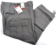 NEW XL LONG TRU-SPEC MENS POLY COTTON RIPSTOP BDU PANTS 1304 GREY XL LONG