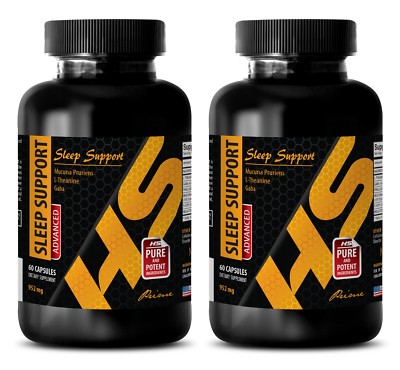stress pills - ADVANCED SLEEP SUPPORT - strong sleeping pills - 2 Bottles